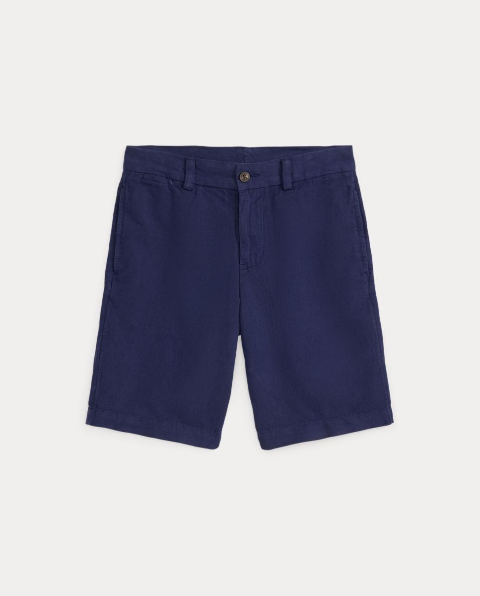 Calções de Linho e Algodão Polo Ralph Lauren Azul-marinho-1