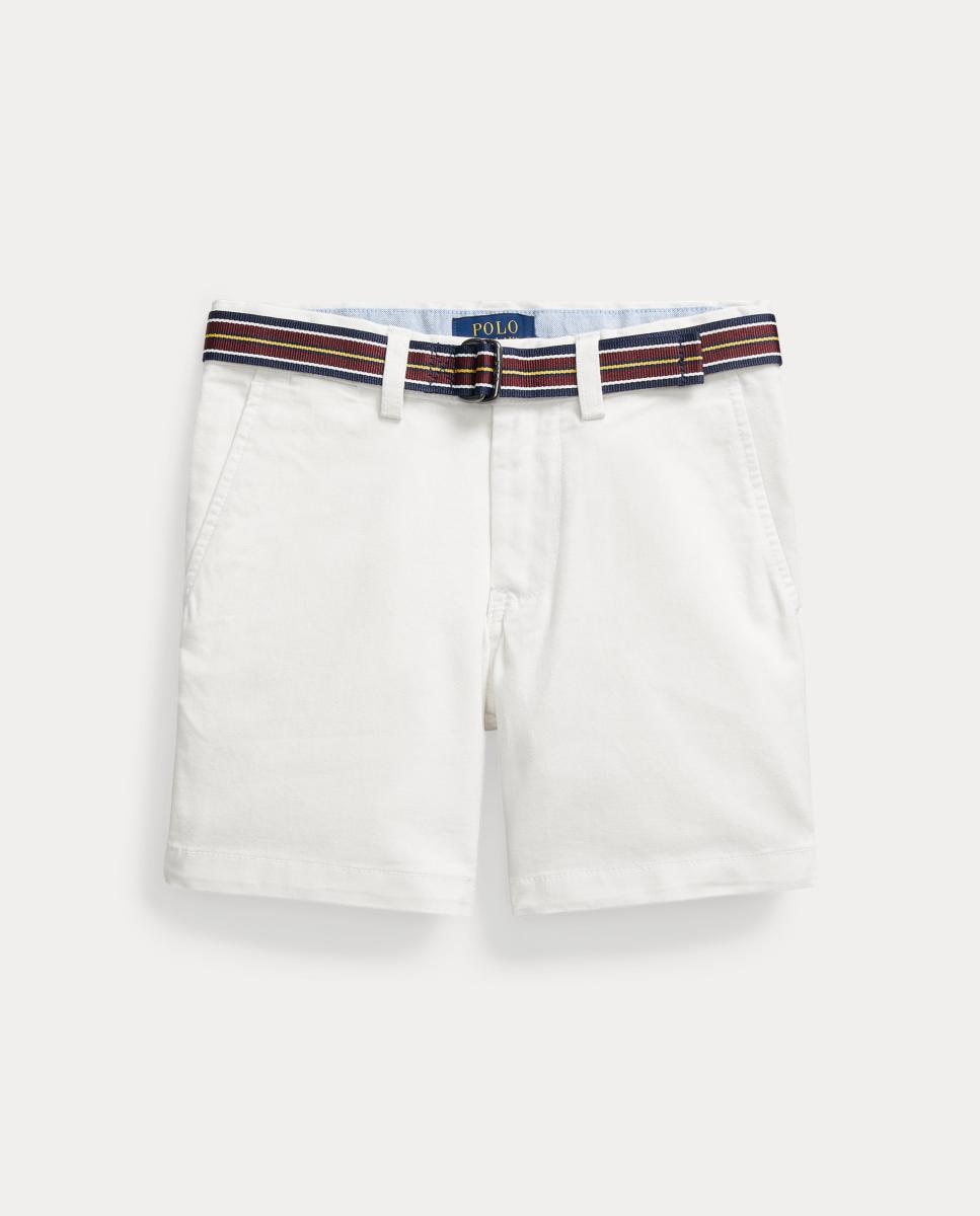 Calções Bedford de Algodão Polo Ralph Lauren Branco-marfim-2