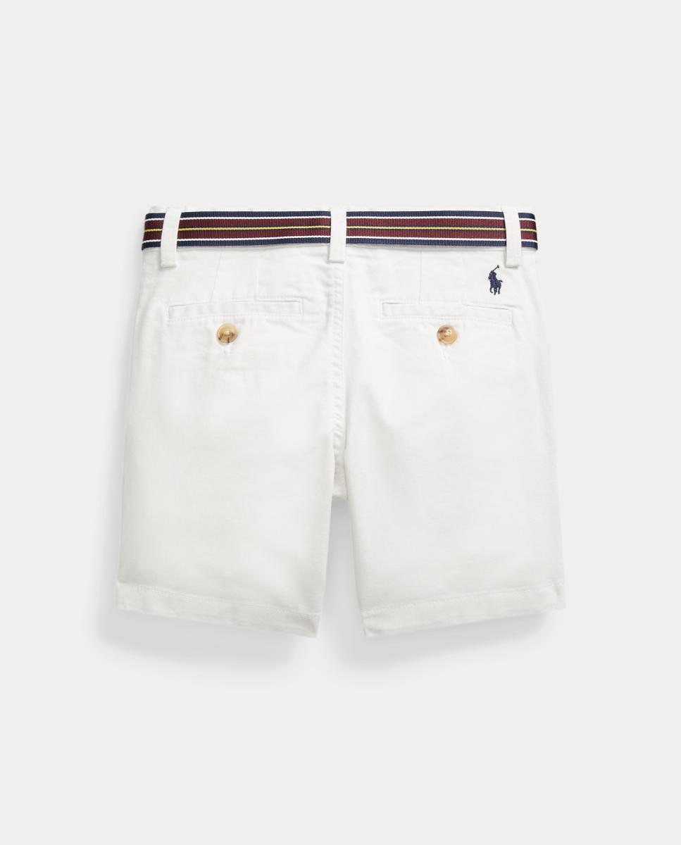 Calções Bedford de Algodão Polo Ralph Lauren Branco-marfim-3