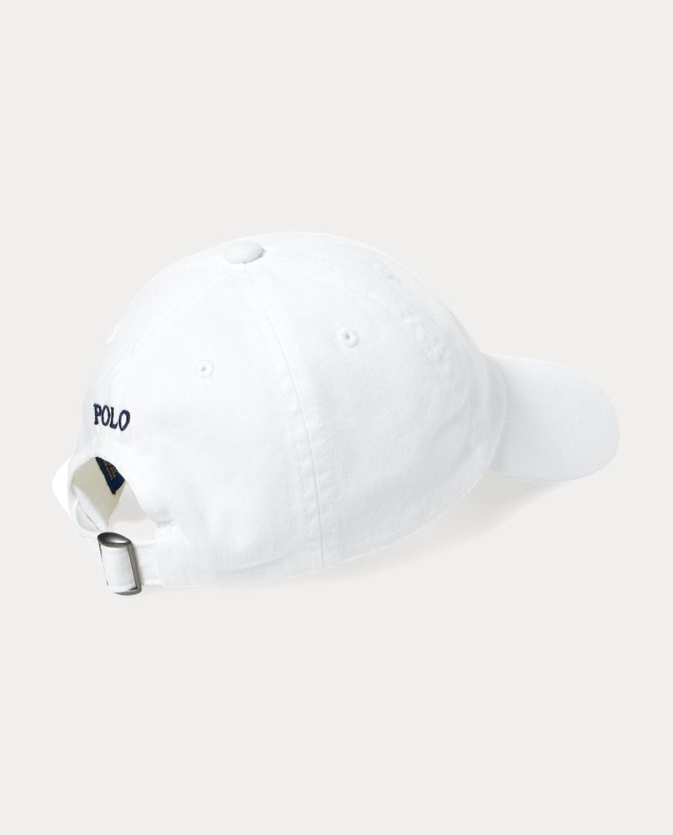 Boné Unissexo de Algodão com Cavalo Bordado Branco-3