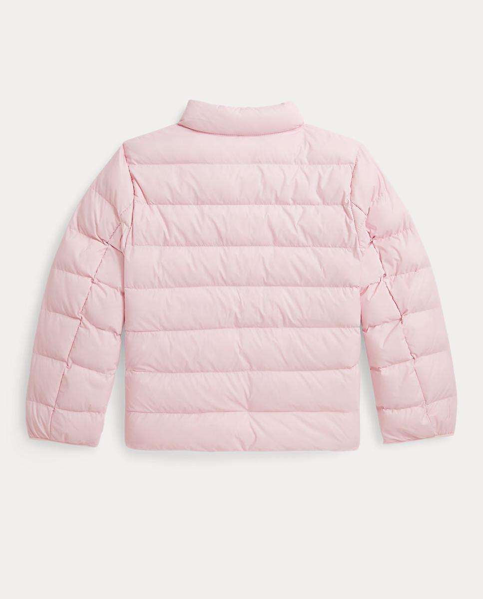 Blusão Acolchoado Ligeiro Repelente à Água Polo Ralph Lauren Rosa-2