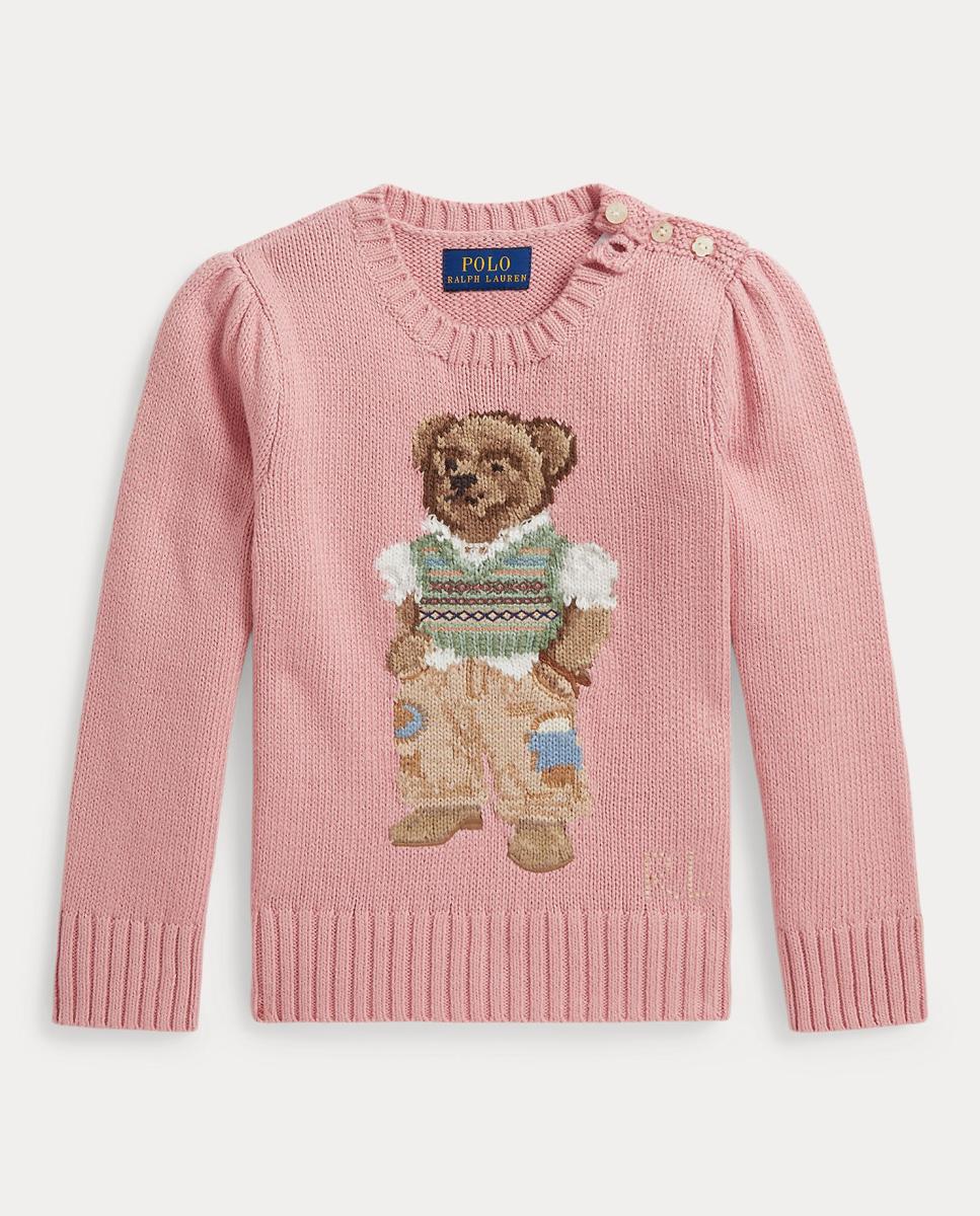 Imagem 0 de Camisola de Malha de Criança em Algodão com Polo Bear