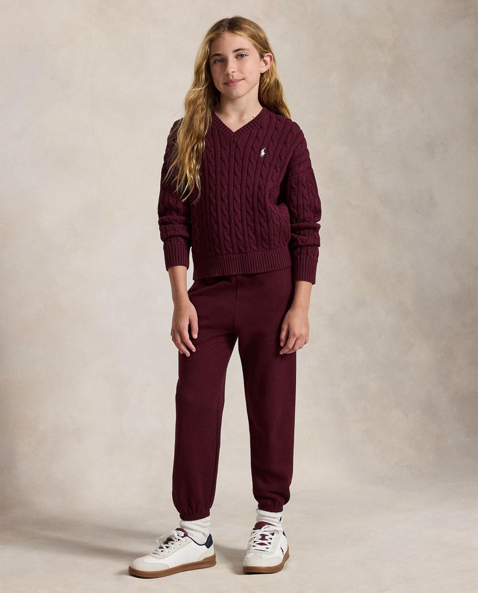 Imagem 0 de Camisola de Malha Oversized com Decote em Bico