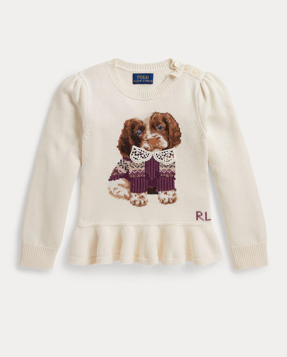 Imagem 0 de Camisola de Malha de Criança em Algodão com Polo Bear
