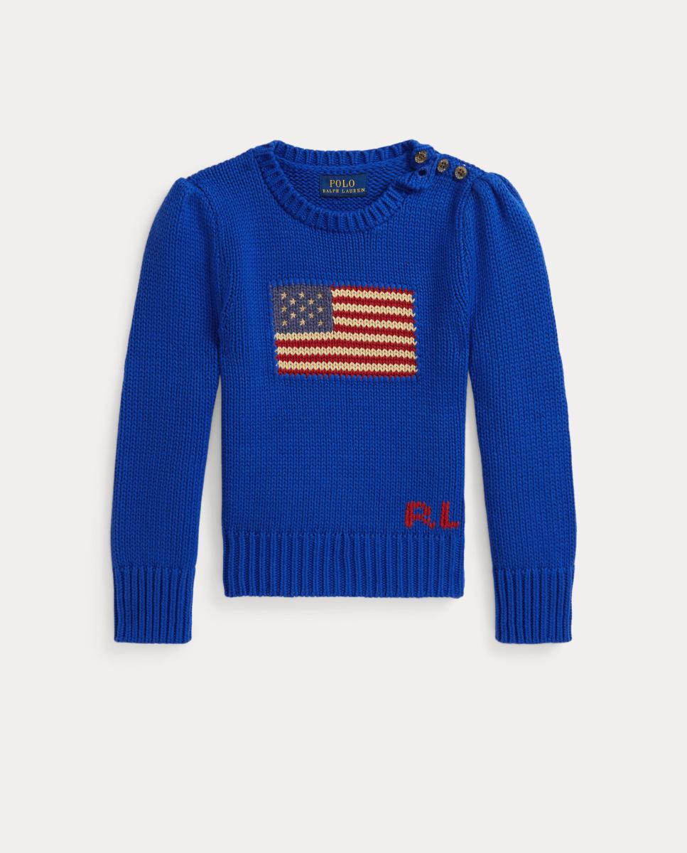 Imagem 0 de Camisola de Malha de Algodão com Bandeira