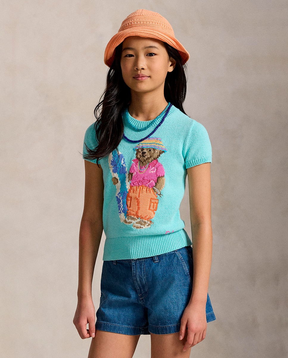 Imagem 0 de Camisola de Malha de Algodão com Manga Curta