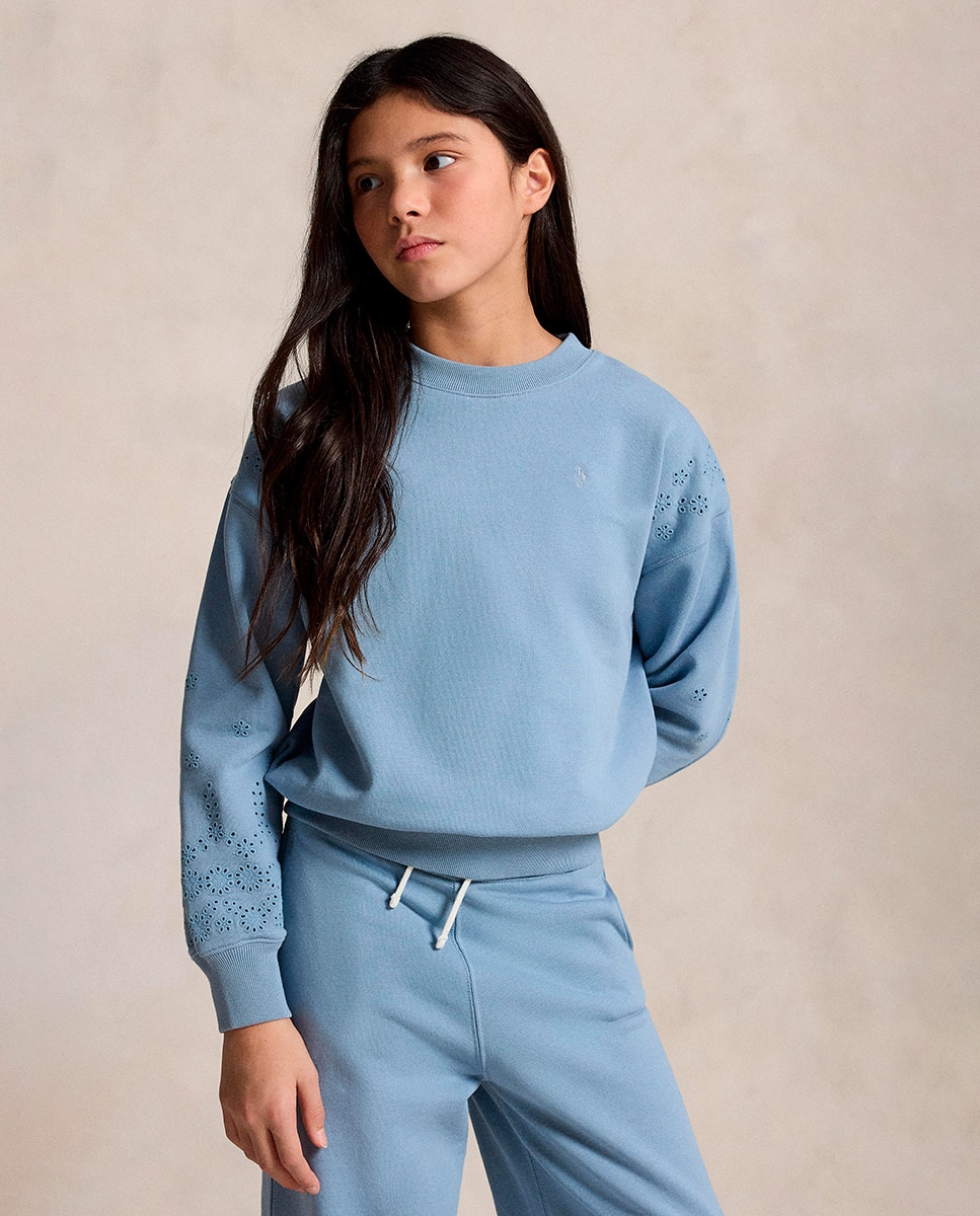 Imagem 0 de Sweatshirt de Algodão com Bordados