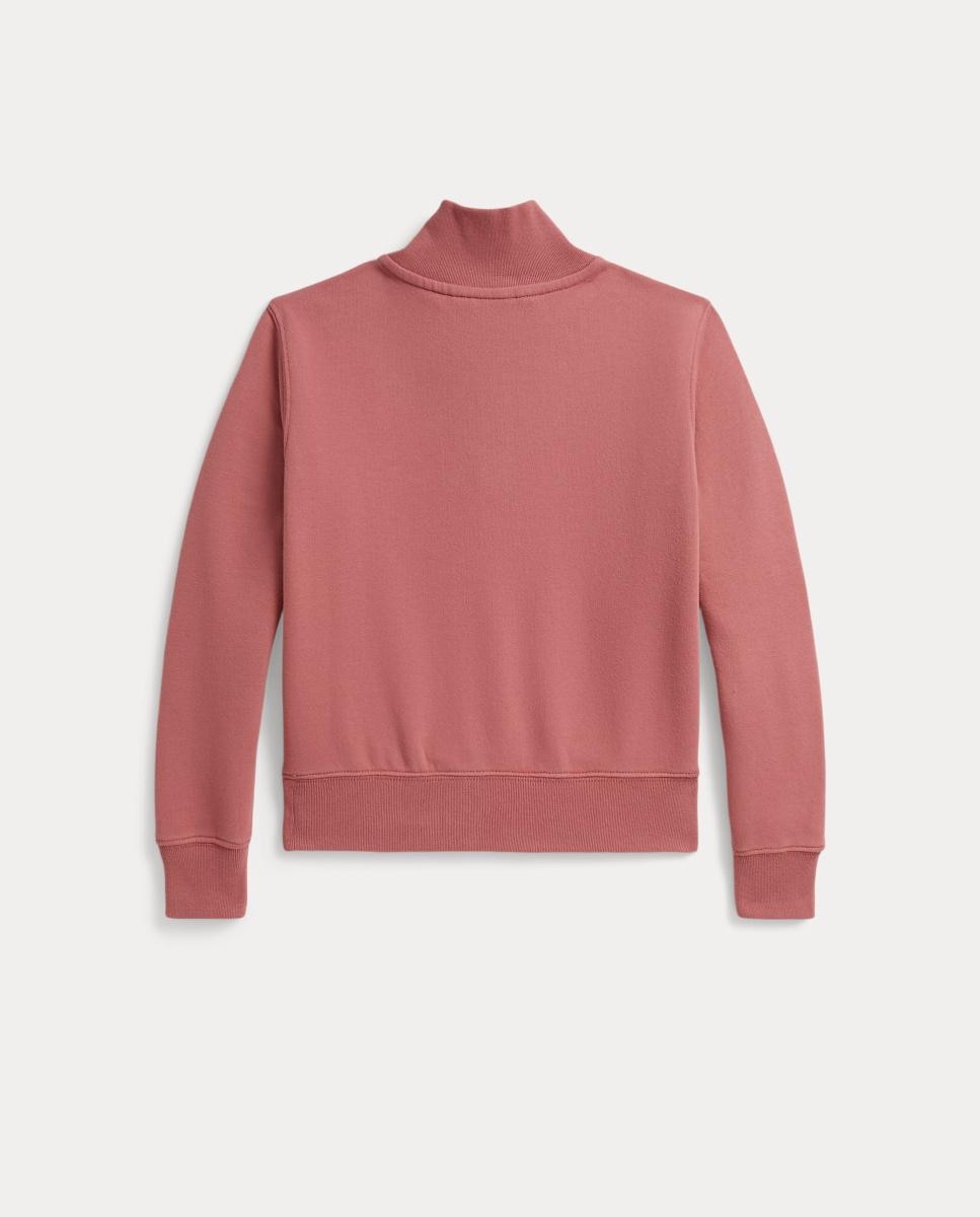 Sweatshirt de Felpa com Cavalo Tecido Rosa-5