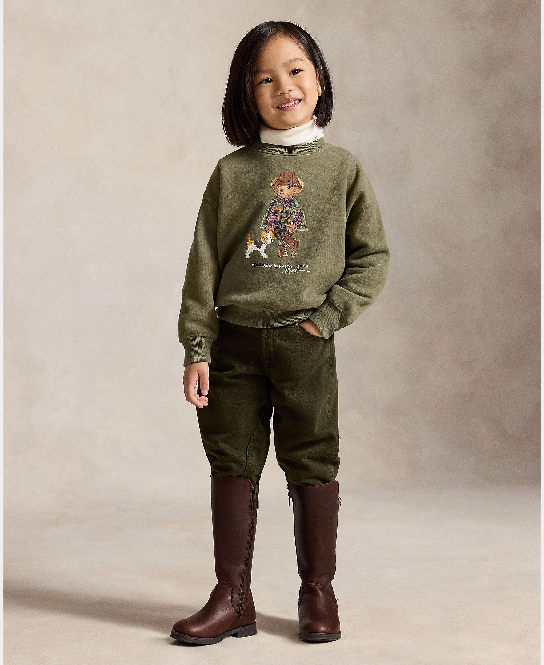 Imagem 0 de Sweatshirt de Felpa com Polo Bear