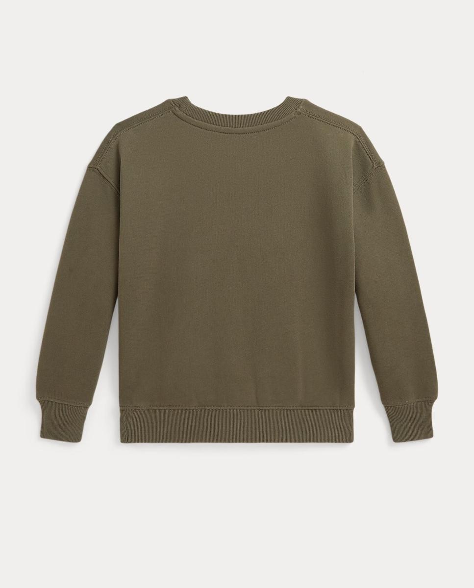 Sweatshirt de Felpa com Polo Bear Verde-militar-5