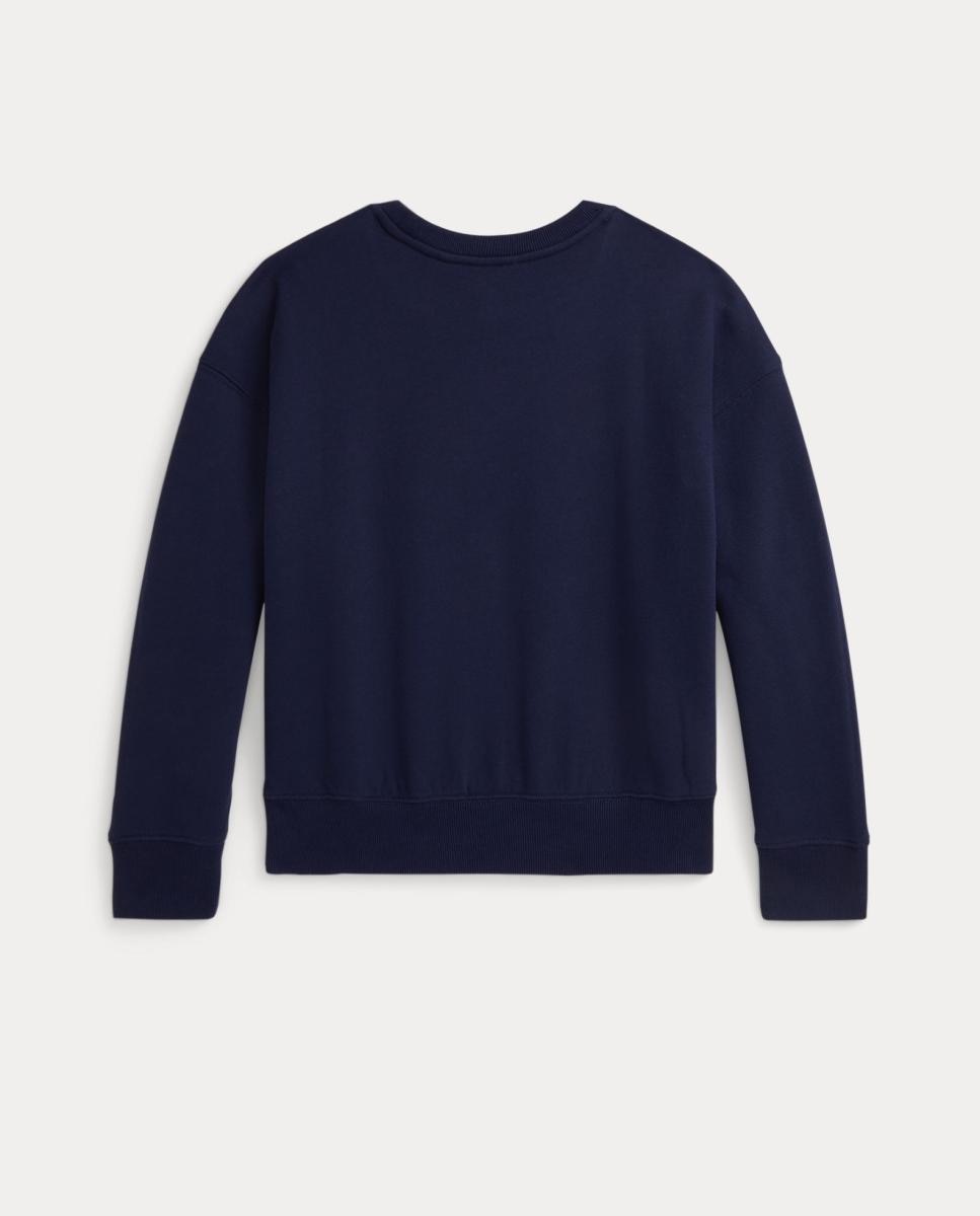 Sweatshirt de Felpa sem Capuz e com Polo Bear Azul-marinho-2