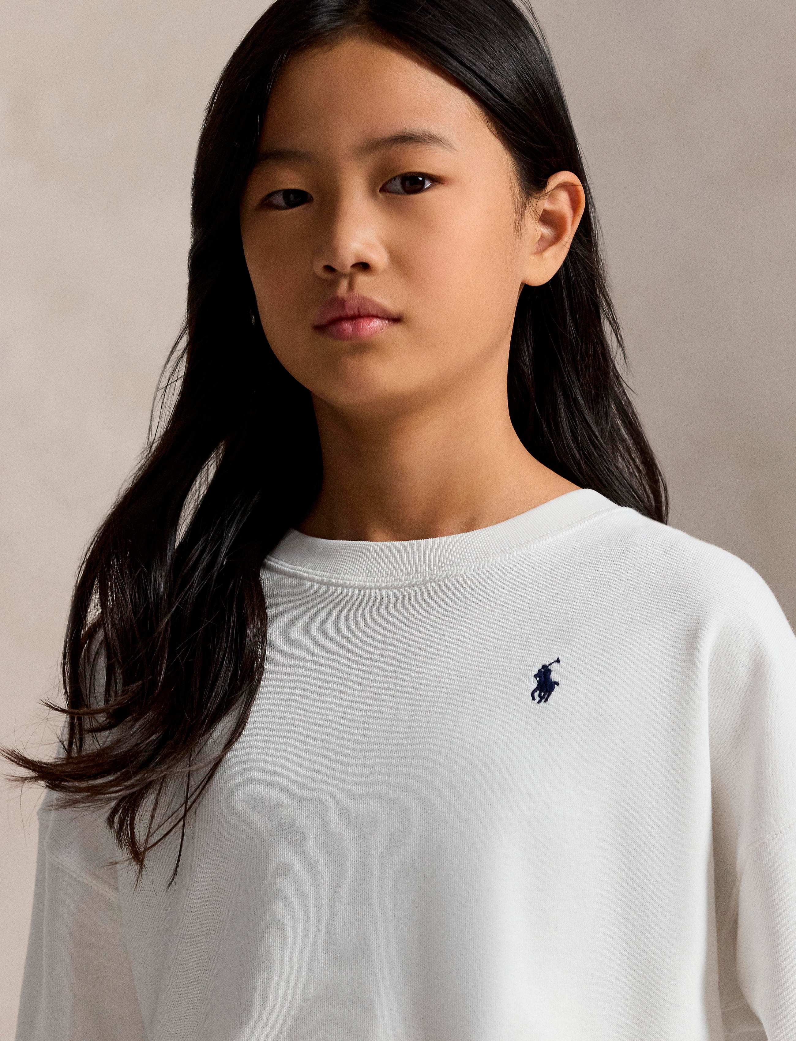 Sweatshirt de Algodão com Logótipo Polo Ralph Lauren Branco-3