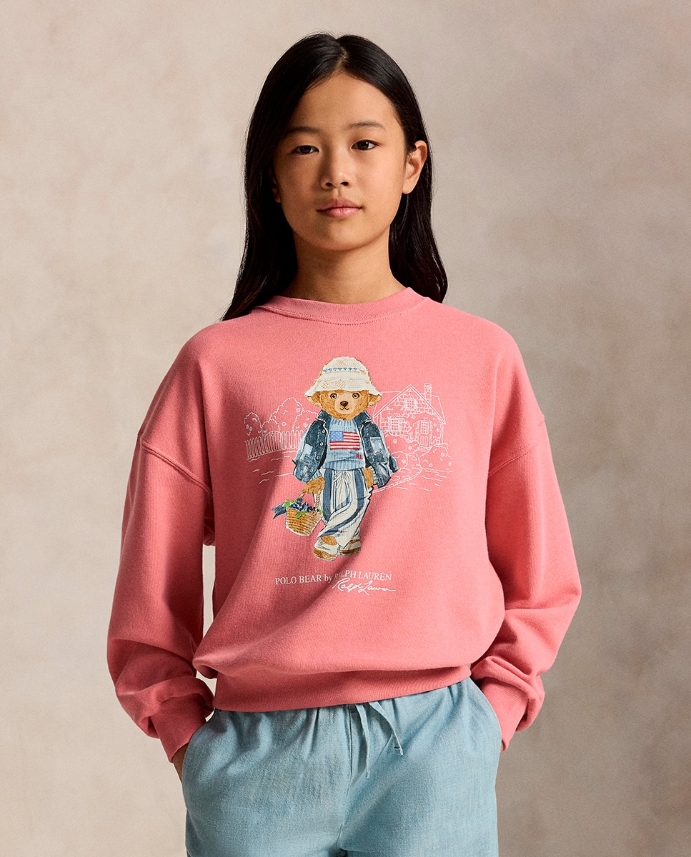Imagem 0 de Sweatshirt com Decote Redondo e Polo Bear