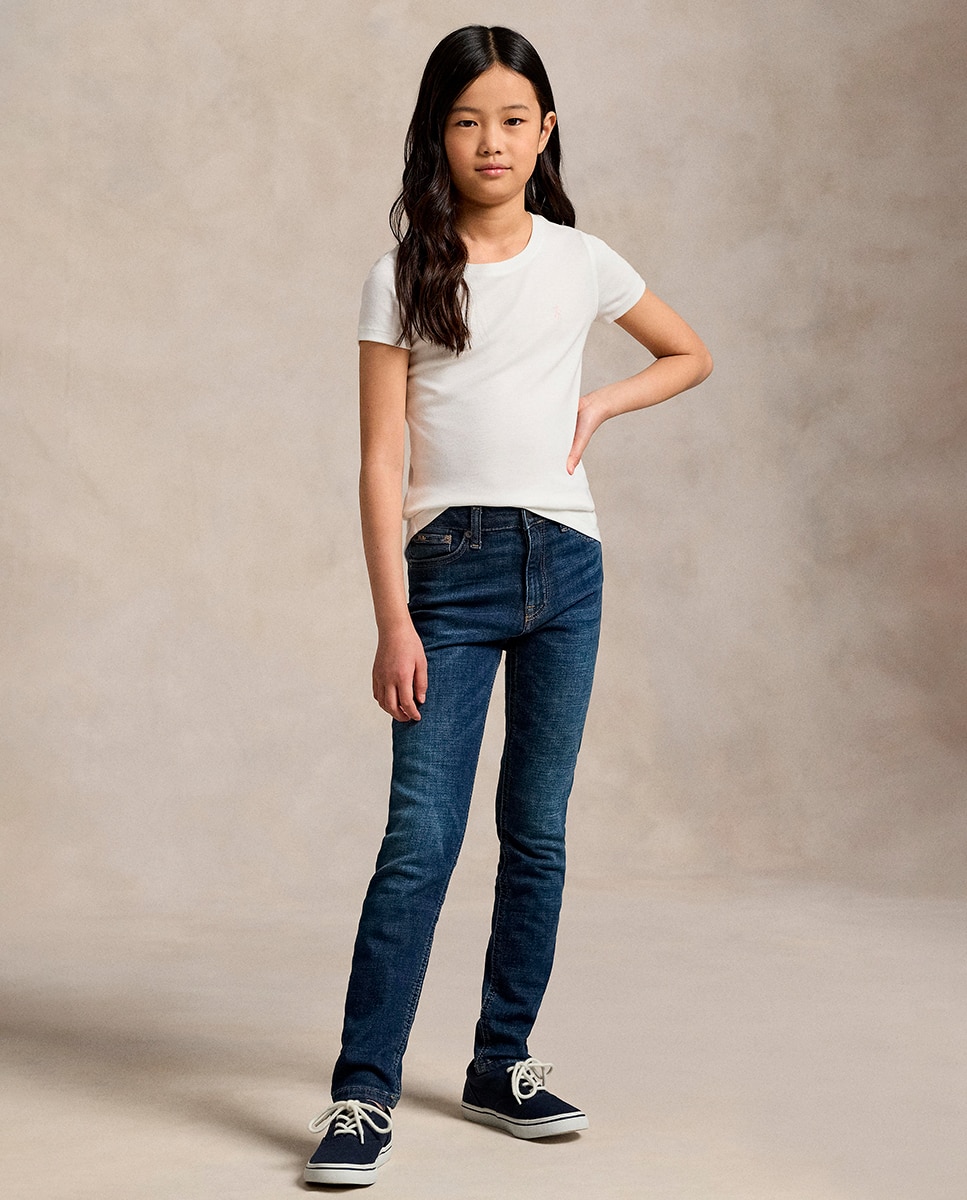 T-shirt de Malha Jersey com Cavalo Branco-3