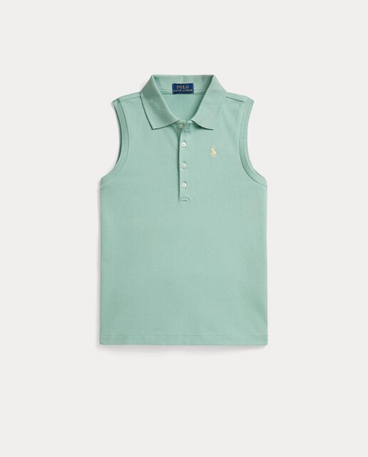 Imagem 0 de Polo de Algodão Elástico sem Mangas