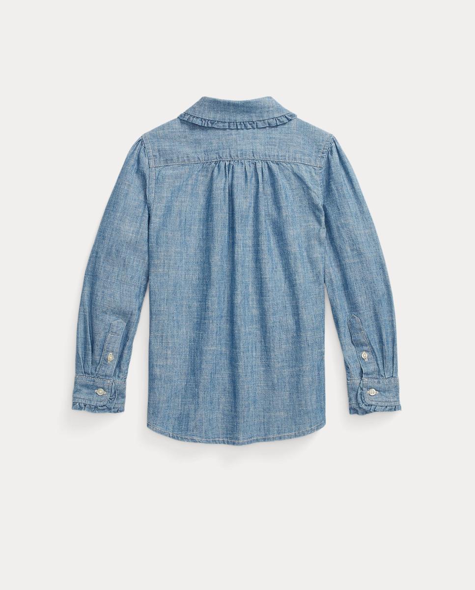 Camisa de Chambray - Azul Polo Ralph Lauren Índigo-2