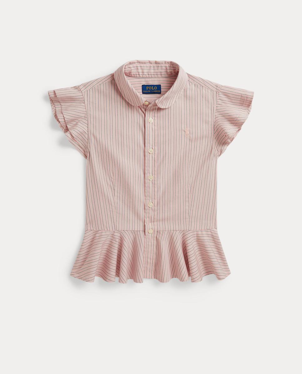 Imagem 0 de Camisa em Algodão Fino às Riscas