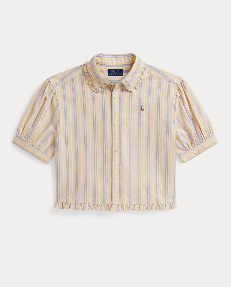 Imagem 0 de Camisa Oxford de Algodão com Manga Curta