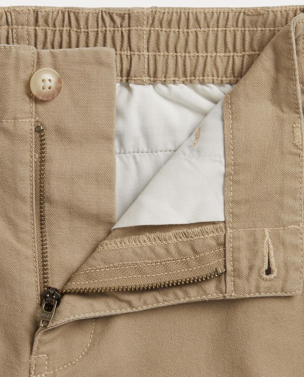 Calças Cargo de Algodão Patch Polo Ralph Lauren Bege-6