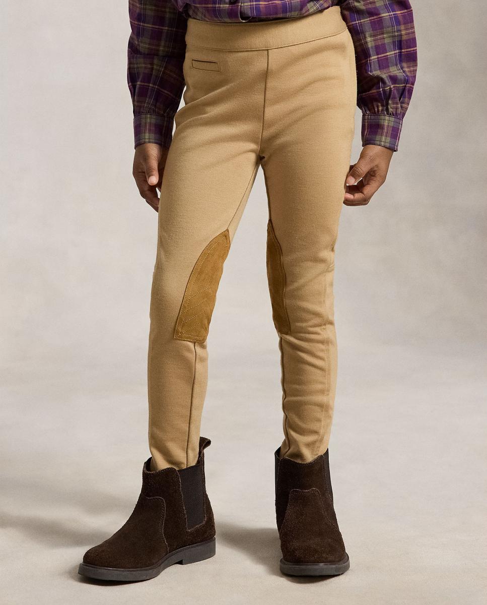 Leggin de niña elástico de estilo ecuestre - Polo Ralph Lauren - Camel Camel-2