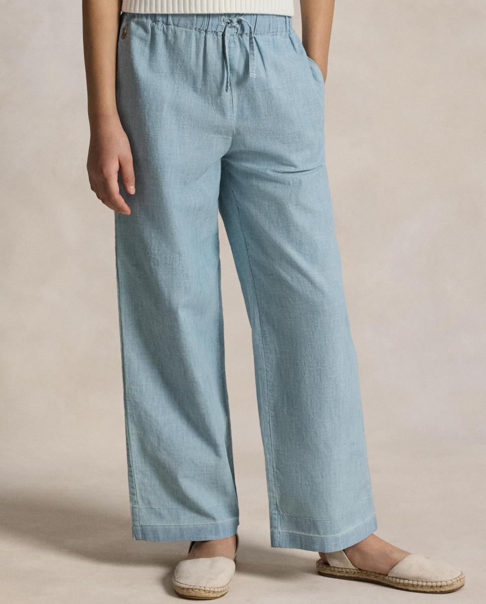 Calças de Chambray - Índigo Polo Ralph Lauren Índigo-2