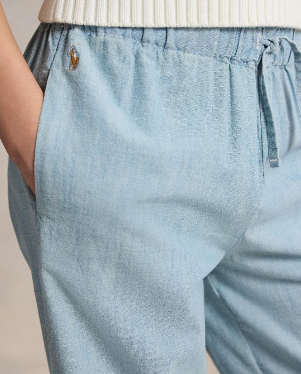 Calças de Chambray - Índigo Polo Ralph Lauren Índigo-3