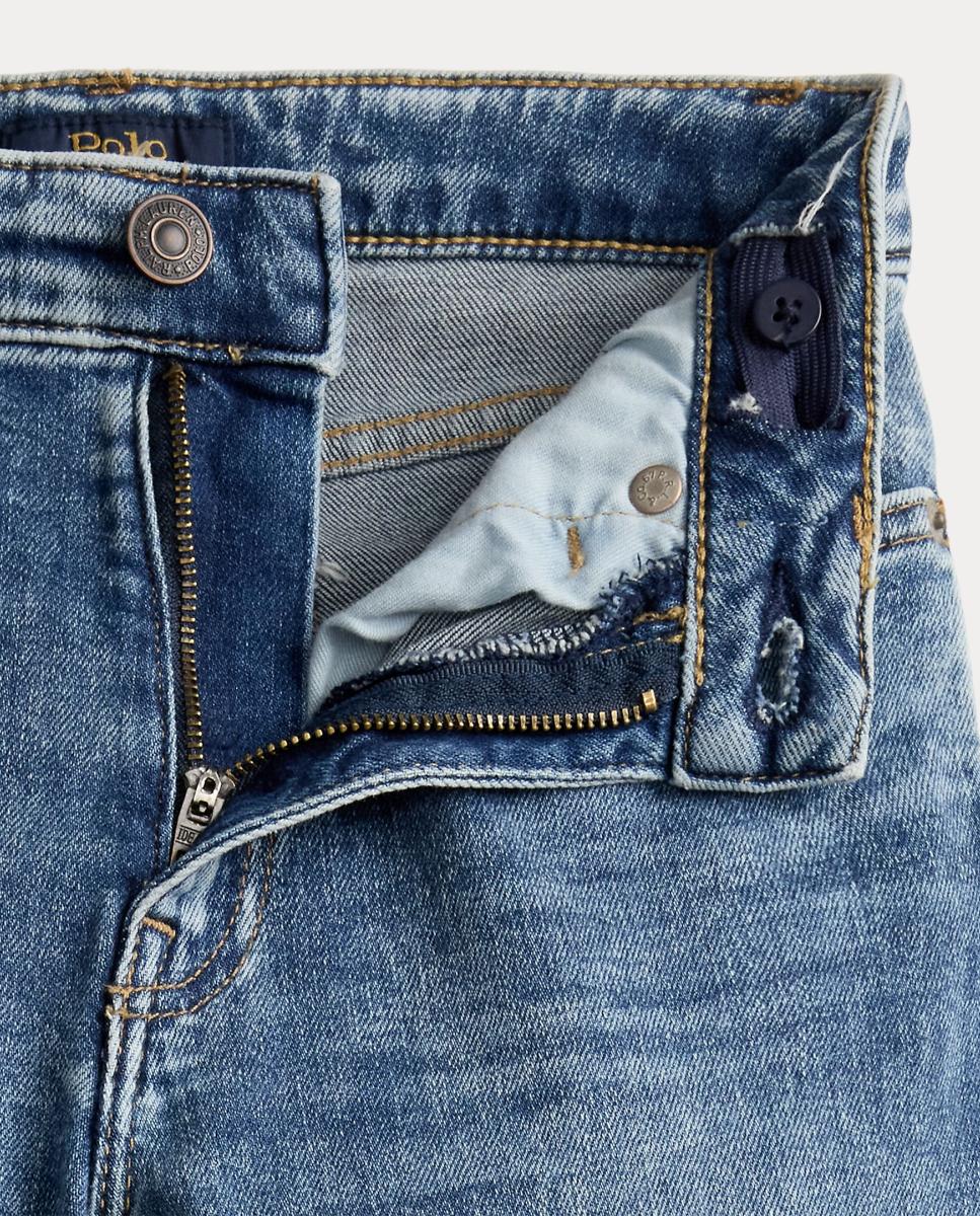 Jeans à Boca de Sino de Ganga Elástica Polo Ralph Lauren Azul-3