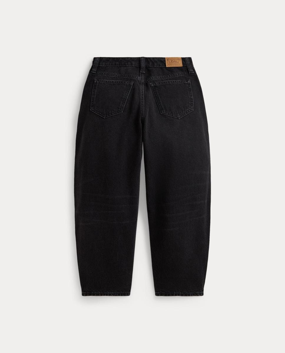 Vaquero de niña Curved Tapered con franja lateral de satén - Polo Ralph Lauren - Azul índigo Azul índigo-5
