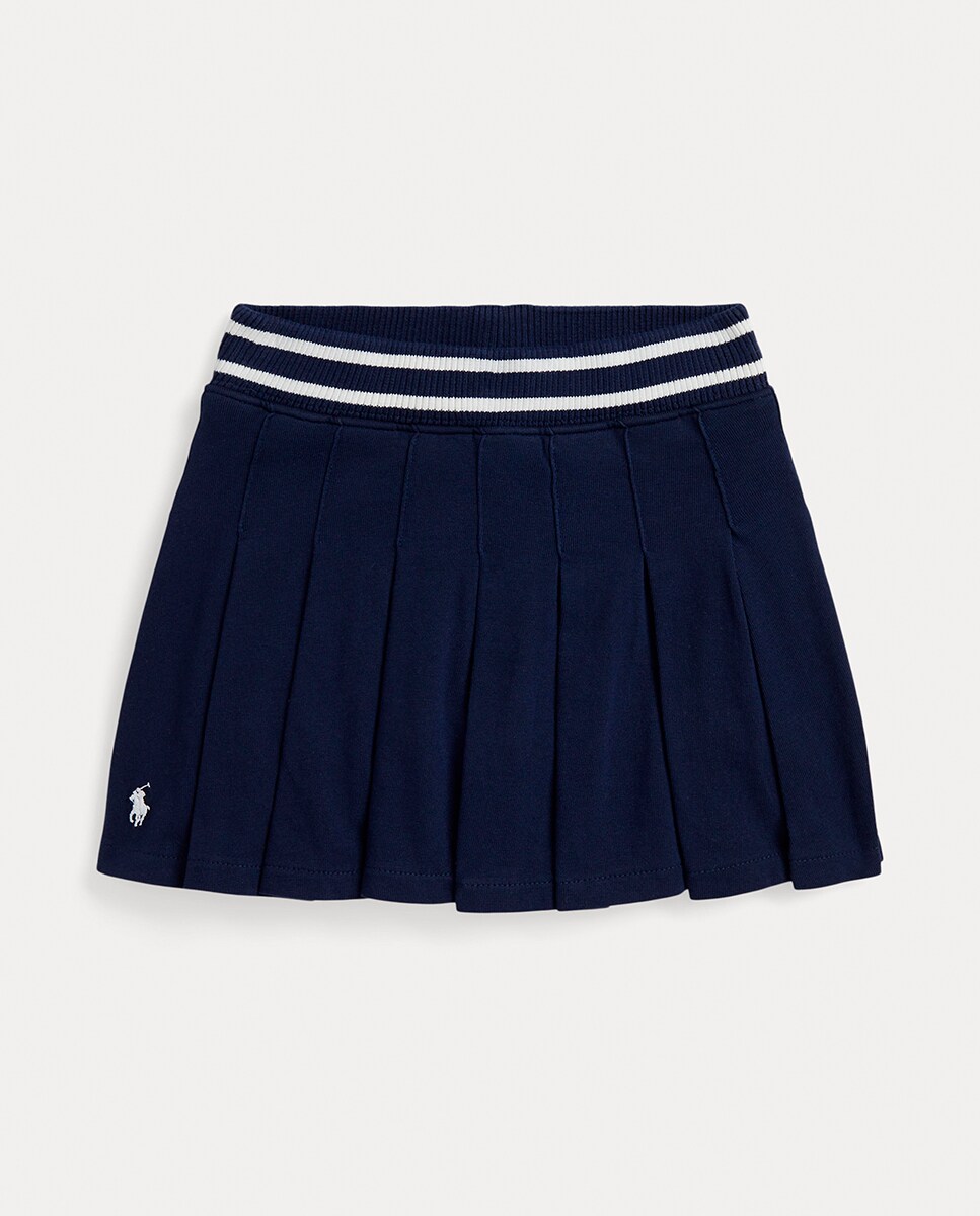 Falda de niña plisada de algodón · Polo Ralph Lauren · El Corte Inglés - Main Image