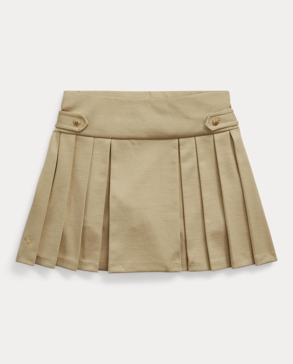 Saia-Calça Plissada de Ponte Polo Ralph Lauren Bege-6