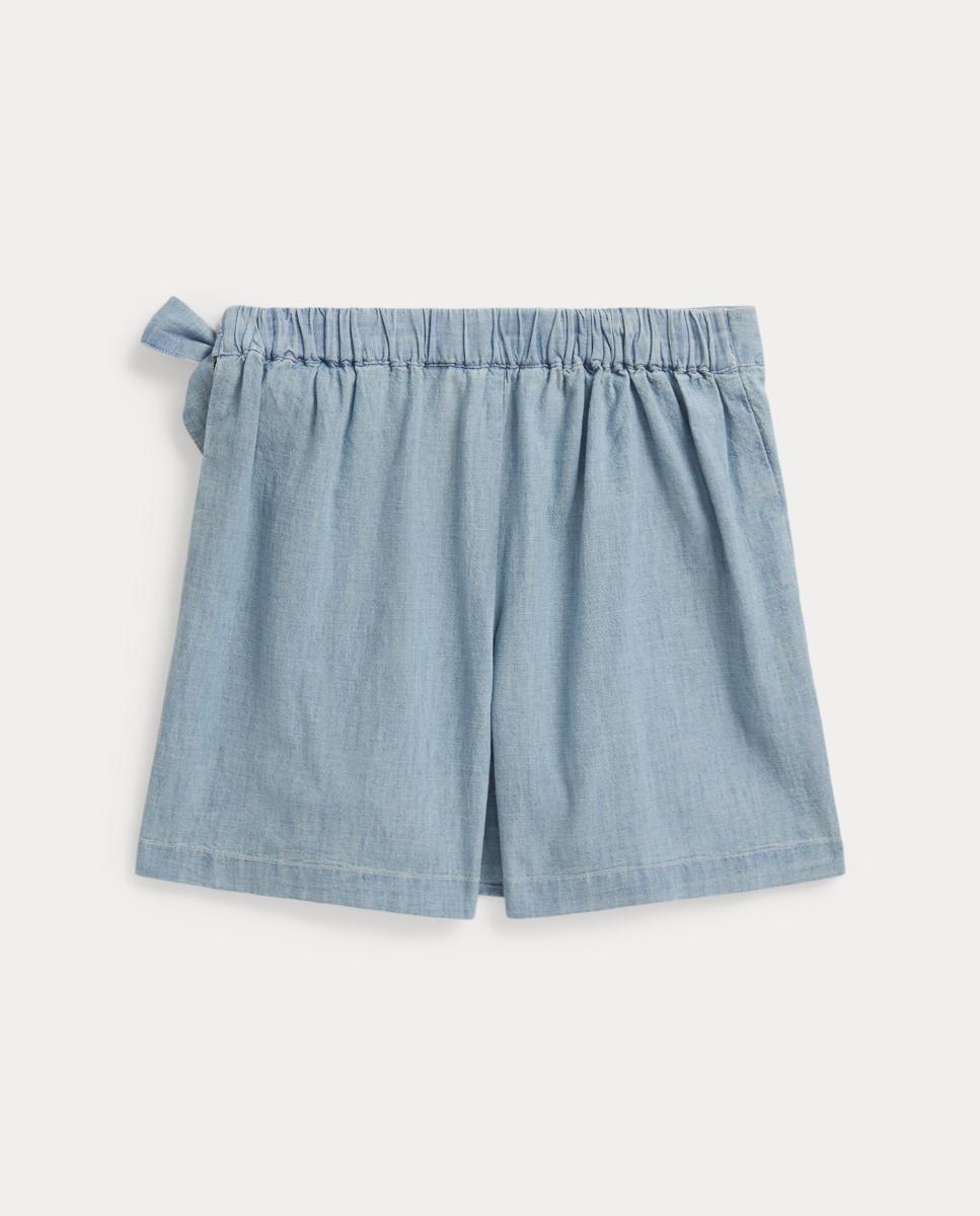 Saia-Calça Cruzada de Algodão Polo Ralph Lauren Índigo-5