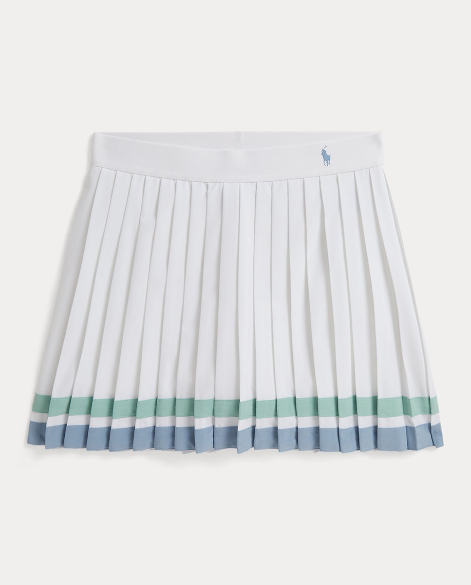 Saia-Calça de Pregas com Pinças Polo Ralph Lauren Branco-4