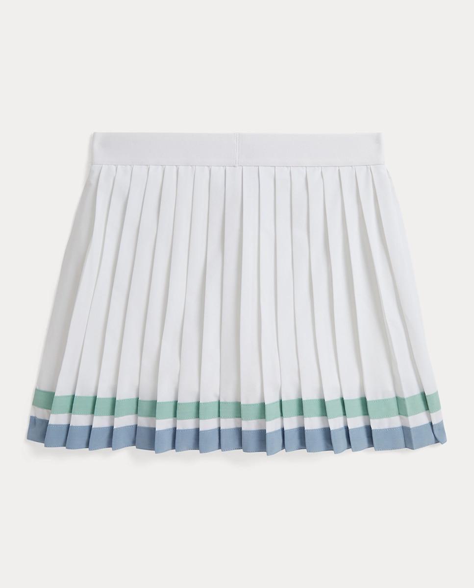 Saia-Calça de Pregas com Pinças Polo Ralph Lauren Branco-5