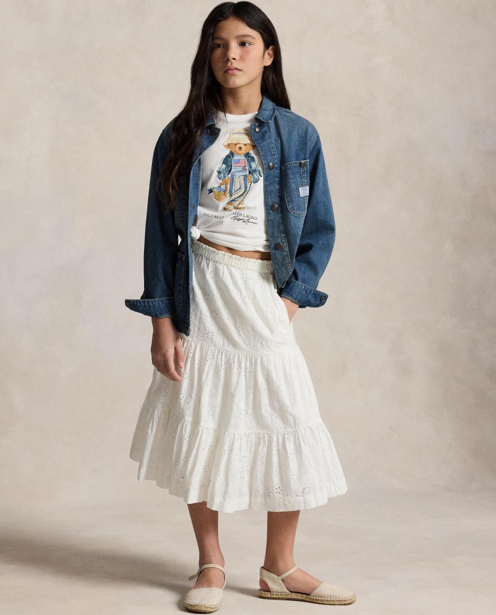 Imagem 0 de Saia de Algodão com Bordado Suíço