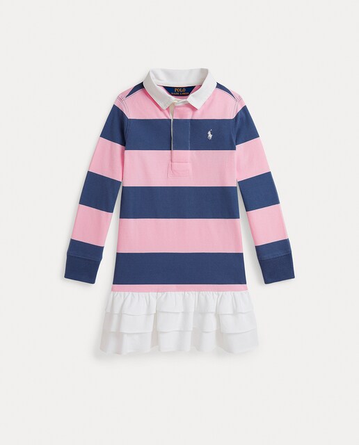 Imagem 0 de Vestido de Rugby de Algodão com Estampado