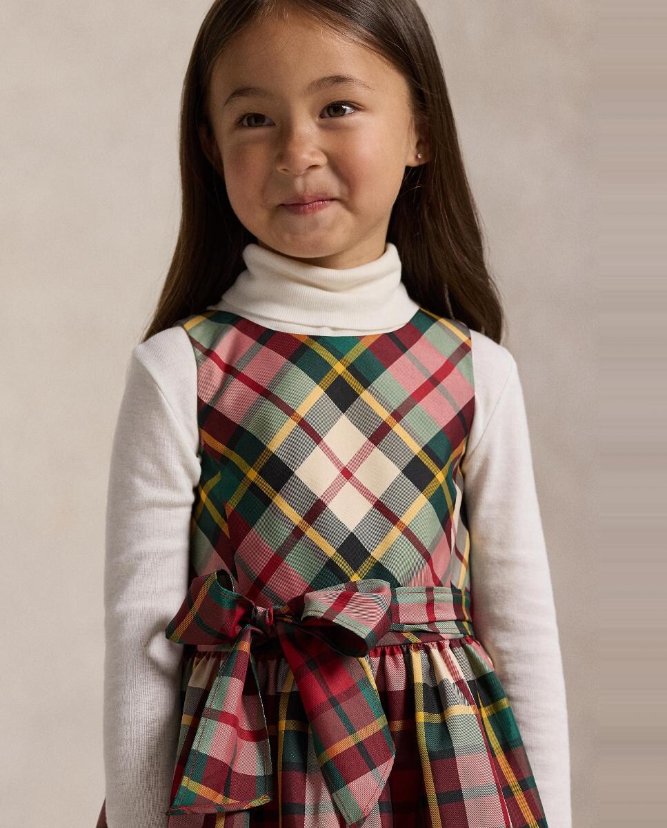 Vestido sem Mangas com Estampado Multicolor-3