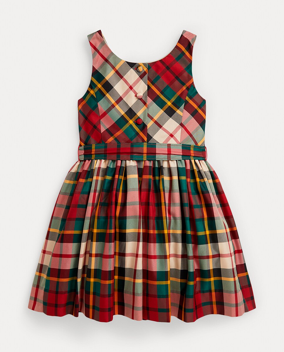 Vestido sem Mangas com Estampado Multicolor-5