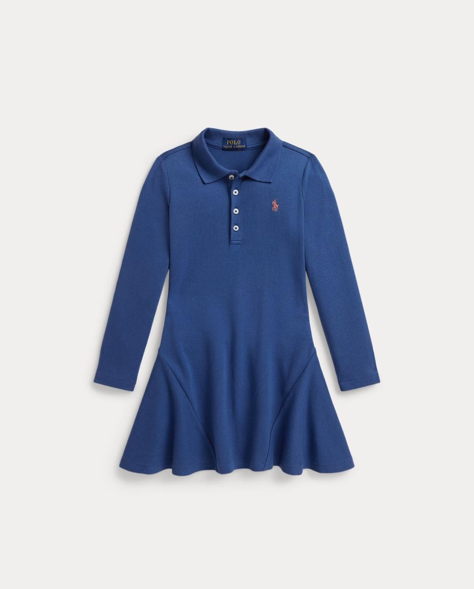 Imagem 0 de Vestido Tipo Polo de Piqué Elástico