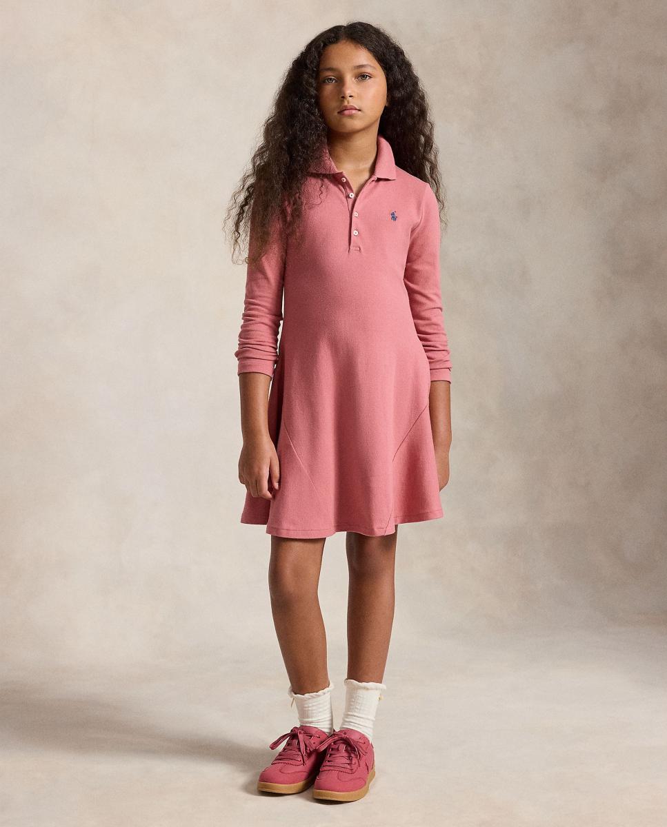 Imagem 0 de Vestido Tipo Polo de Piqué Elástico