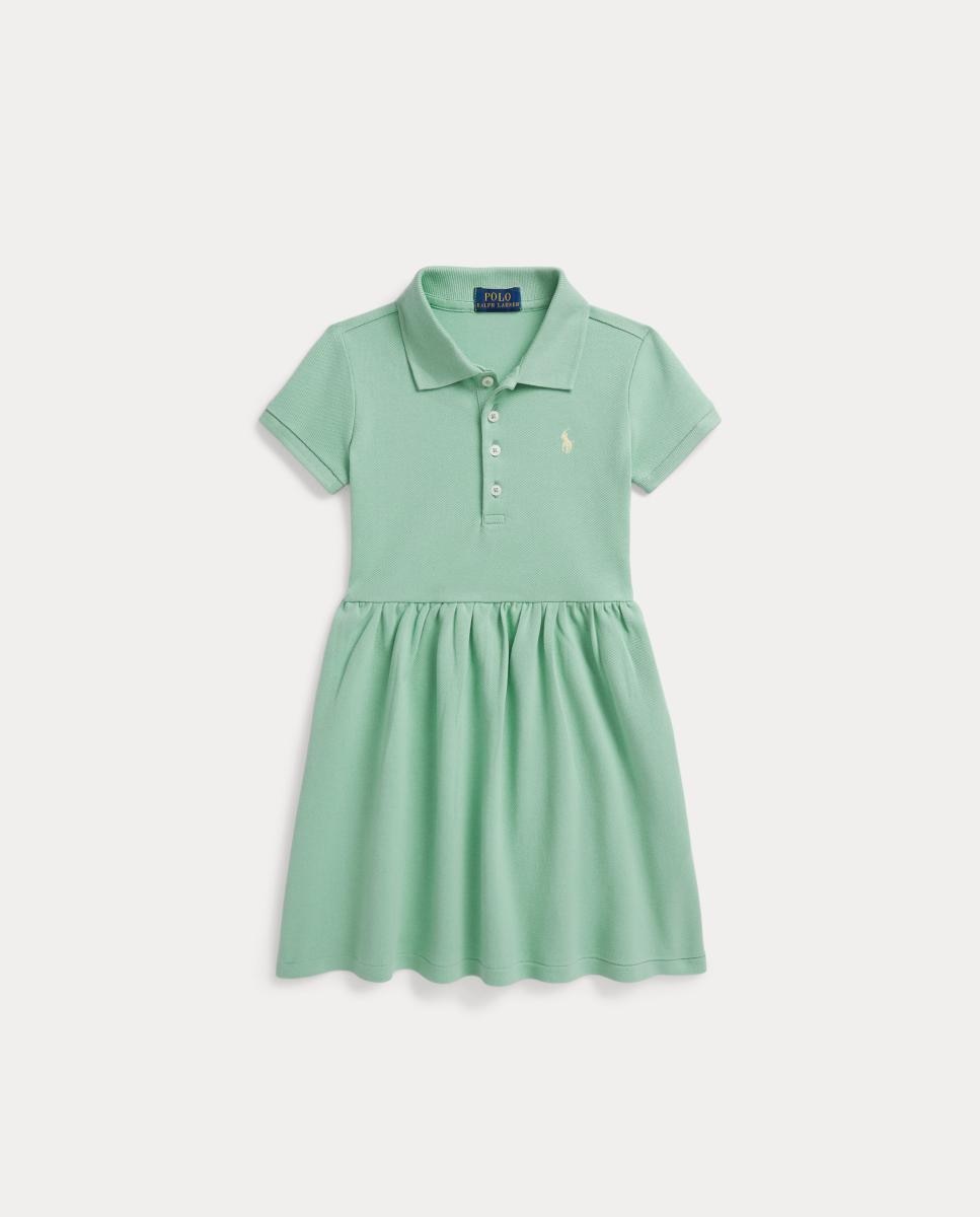 Imagem 0 de Vestido Tipo Polo de Piqué Elástico