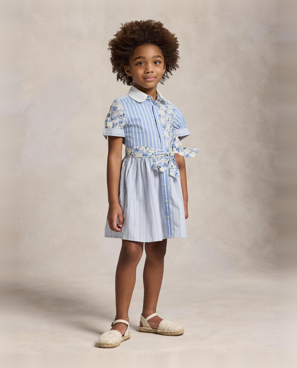 Imagem 0 de Vestido de Algodão com Multi-Estampado