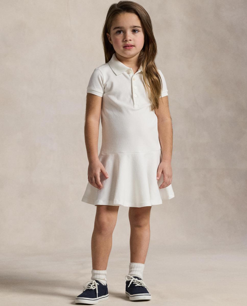 Imagem 0 de Vestido Tipo Polo de Piqué Elástico