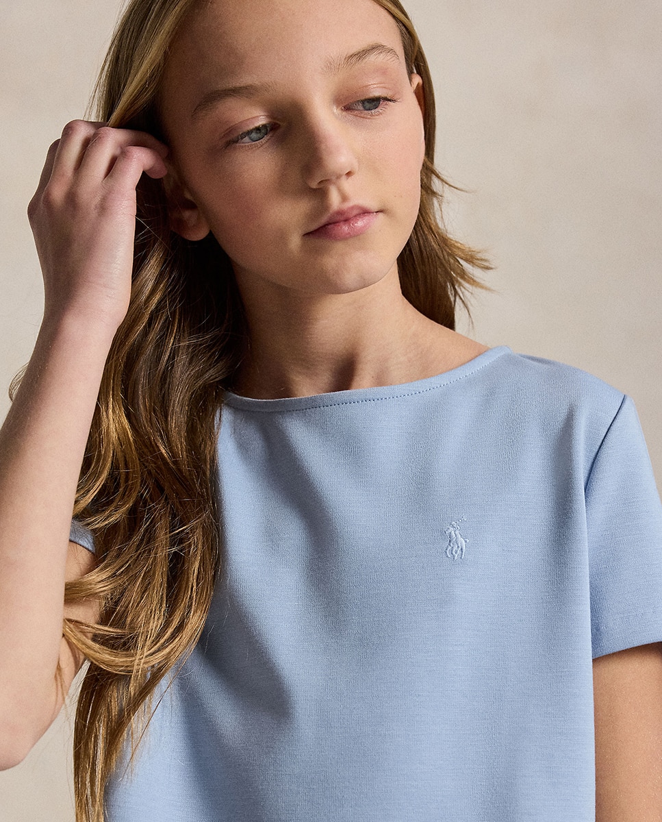 Conjunto de T-shirt e Saia Polo Ralph Lauren Índigo-2