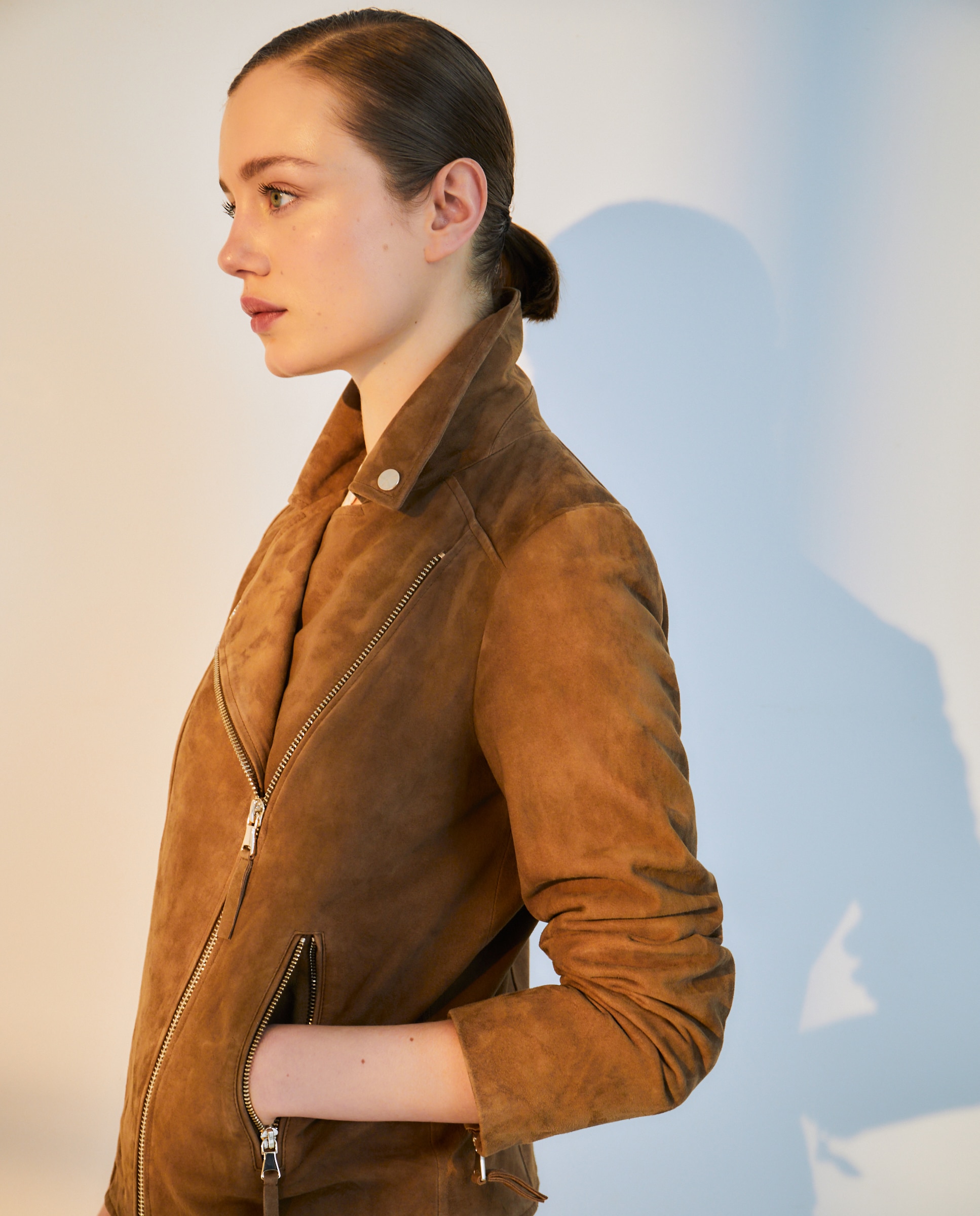 Blusão biker Toffee-7