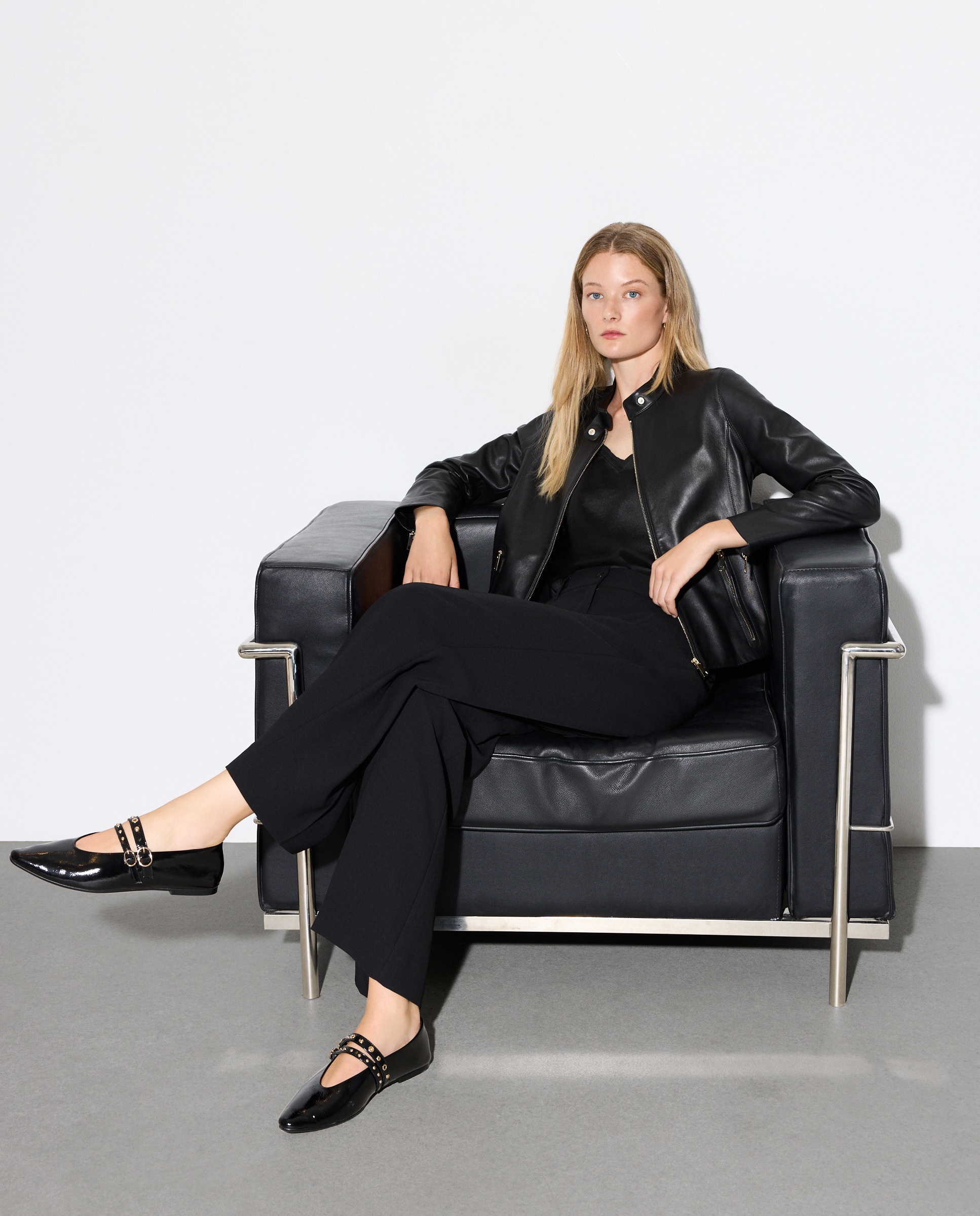 Imagem 0 de Blusão de Napa com Tira