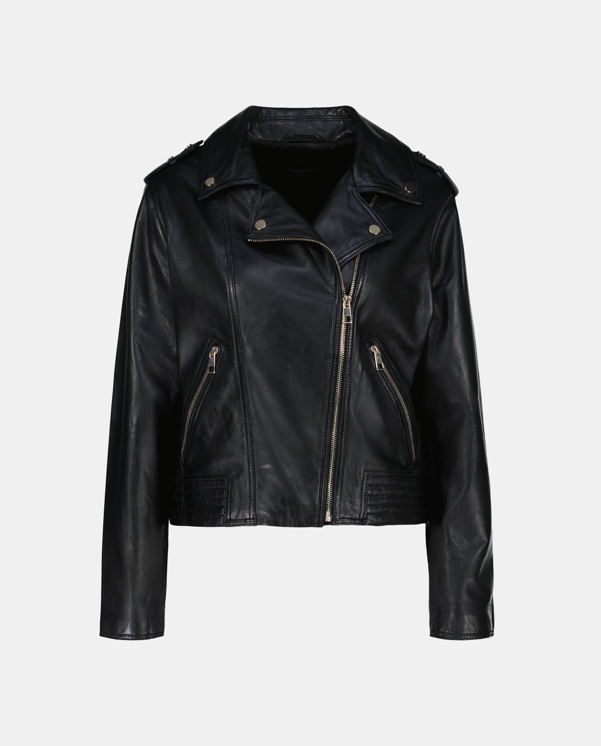 Blusão Biker com Lavagem Preto-5
