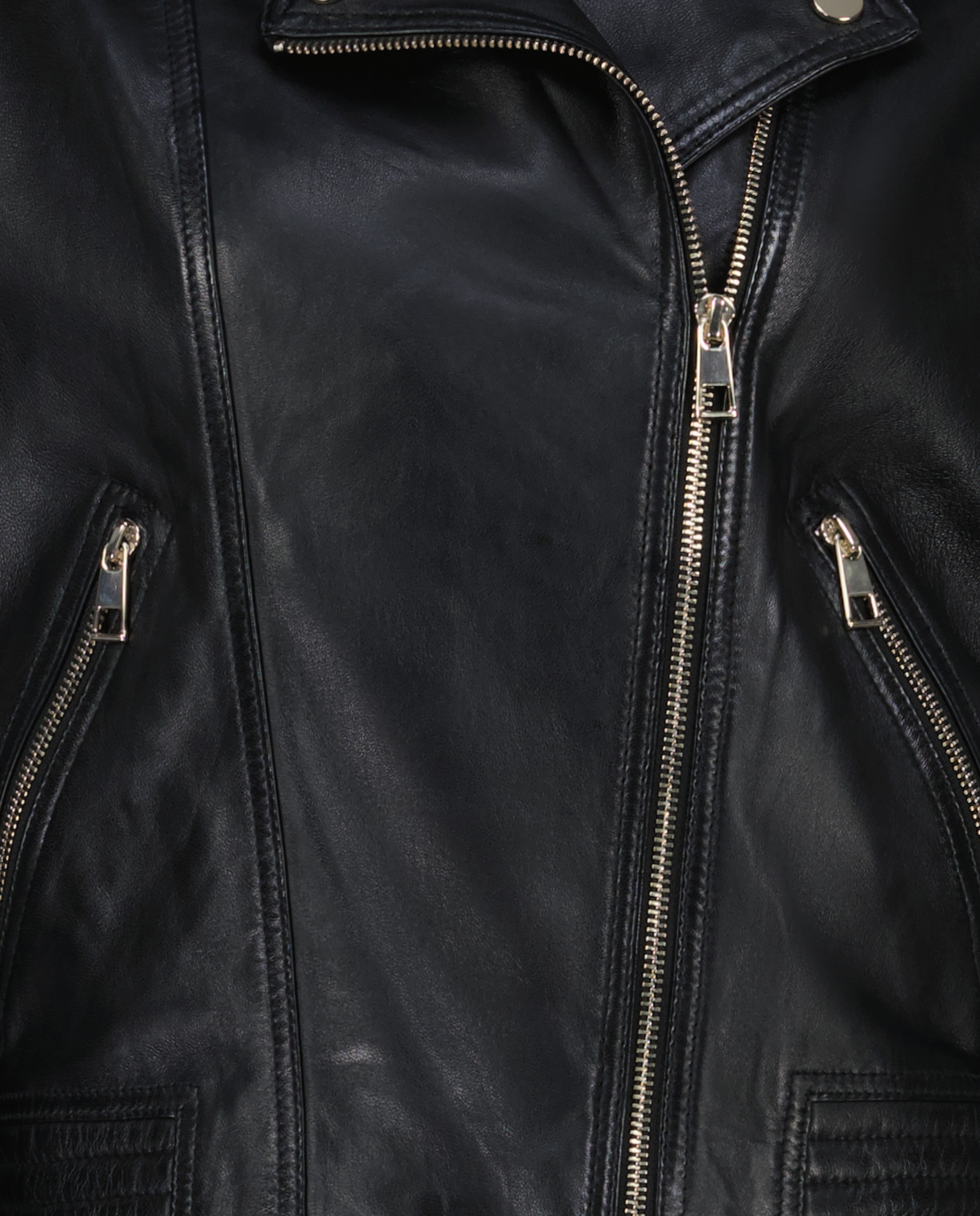 Blusão Biker com Lavagem Preto-6