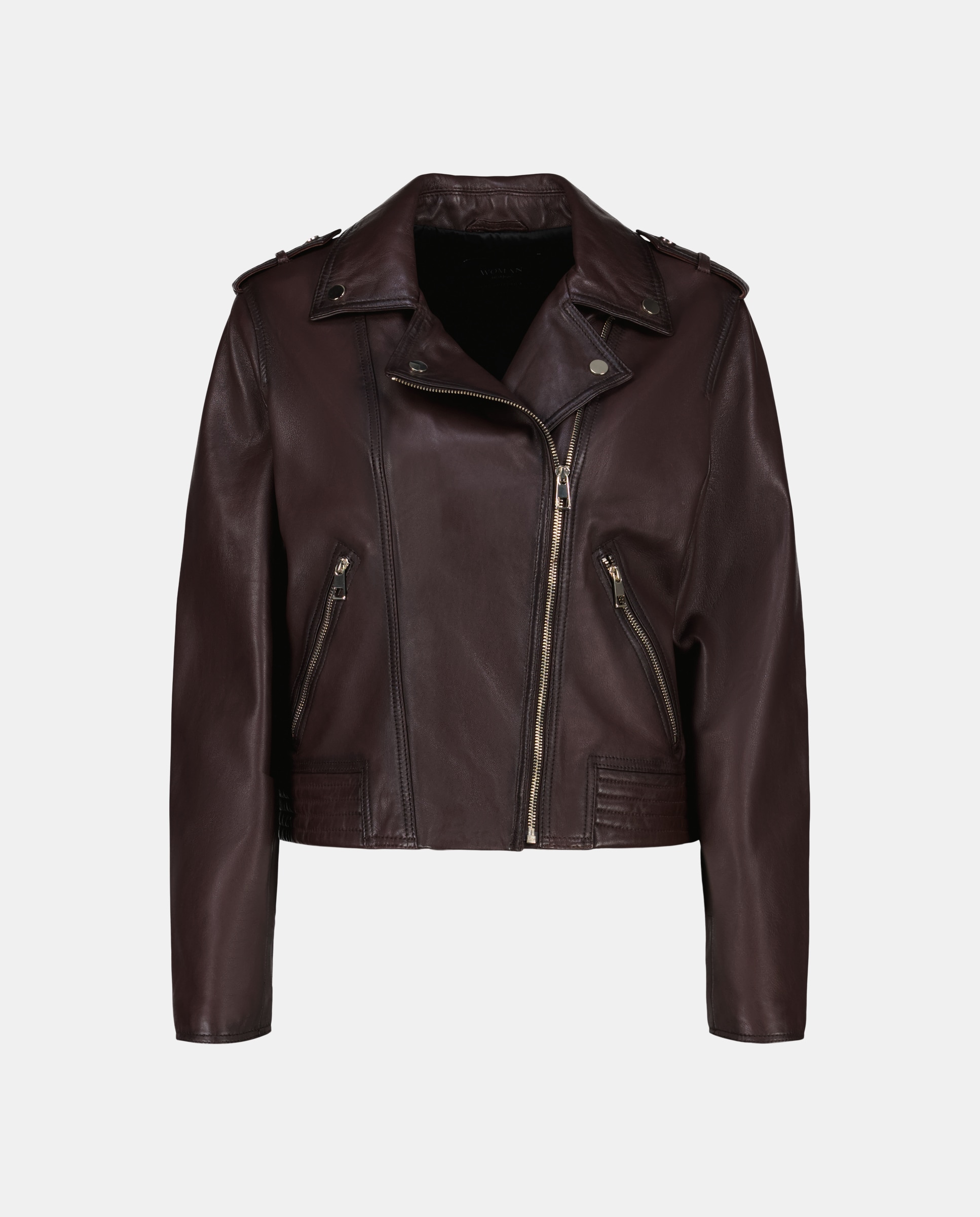 Blusão Biker com Lavagem Castanho-4