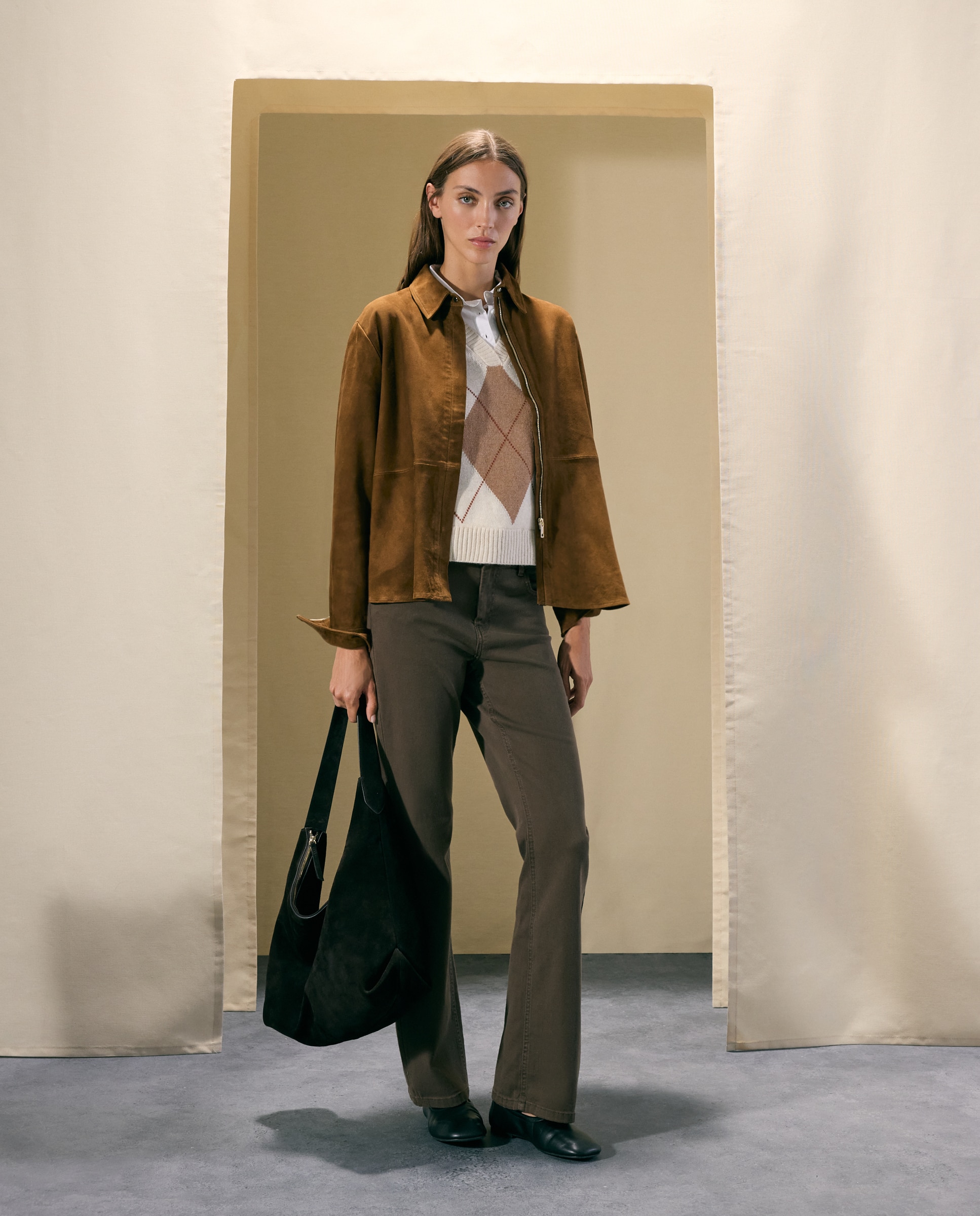 Sobrecamisa de mujer de ante - Woman El Corte Inglés - 730 Camel 730 Camel-2