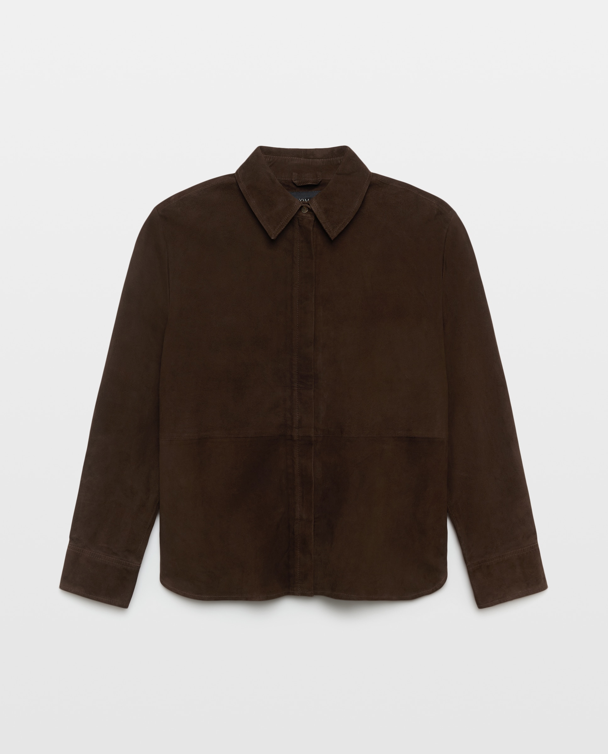 Sobrecamisa de mujer de ante - Woman El Corte Inglés - Chocolate Chocolate-4